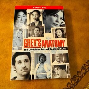 Grey's Anatomy The Complete Second Season Uncut Six Discs Episodes 1 -27